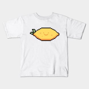 lemon pixel art Kids T-Shirt